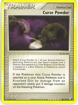 2x (UNSEEN-080) Curse Powder (U) Pokemon EX Unseen Forces Card # 80 - Image 1