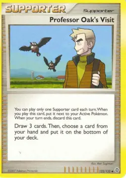 2x (pok-SW-122) Professor Oaks Visit (U) Pokemon D&P Secret Wonders Card # 122 - Image 1