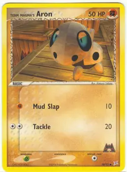 2x (pok-MA-058) Team Magma's Aron (C) Pokemon EX Team Magma VS Aqua Card # 58 - Image 1