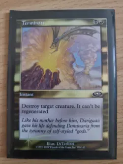 MTG FOIL Terminate - Planeshift Magic the Gathering Common NM - Image 1