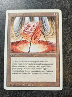 MTG Mana Vault (Revised) Rare Artifact x1 - Image 2