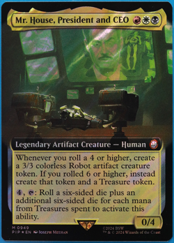 Mr. House, President and CEO (Extended Art Surge 949) FOIL Fallout NM (500381) - Image 1