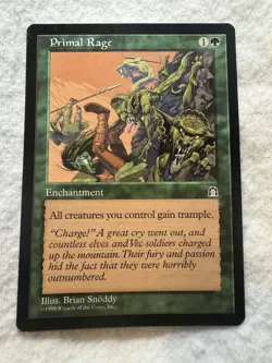MTG - Primal Rage - Stronghold - LP - Uncommon - English - Regular - Image 1