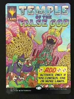 1x MTG Temple of the False God (Foil) - Secret Lair Countdown Kit (SLC) #20 - Image 1