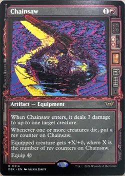 Chainsaw (Showcase) R Duskmourn: House of Horror 314 NM - Image 1