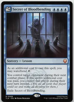 Secret of Bloodbendng 69 Mythic Avatar: The Last Airbender NM MTG - Image 1