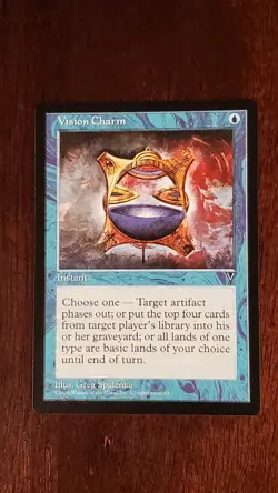Vision Charm Visions EX/LP 49/167 MTG Magic the Gathering Instant Common Blue - Image 1