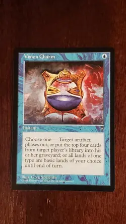 Vision Charm Visions EX/LP 49/167 MTG Magic the Gathering Instant Common Blue - Image 3