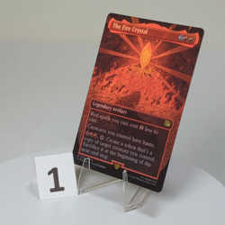The Fire Crystal Borderless Foil 337 Final Fantasy FIN MTG NM See Video - Image 2