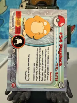Psyduck # 54 Foil Topps Pokemon Blue Label - Image 2