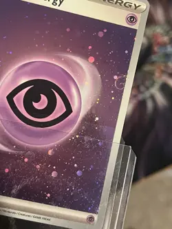 HD Cosmos Holo Swirl Basic Psychic Energy 151 Pokemon - Image 1