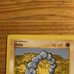 Onix Pokemon Base Set Shadowless 56/102 1st Edition Near Mint 1999 - Image 3