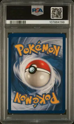1999 Pokemon Jungle No Set Symbol Error Vaporeon Holo 12/64 PSA 6 - Image 2