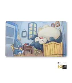 Pokemon Center × Van Gogh Museum Munchlax Snorlax Bedroom Play Mat Brand New NIB - Image 2