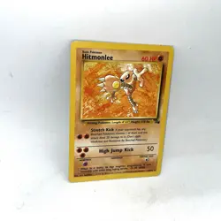 Pokemon Hitmonlee 22/62 Fossil Set Regular Unlimited LP - Image 3