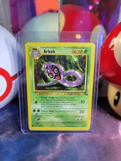 Arbok 31/62 Pokemon TCG Fossil Unlimited Regular Uncommon LP - Image 1