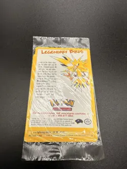 Zapdos - Wizards Black Star Promo # 23 - Sealed Legendary Birds Pokemon Promo - Image 1