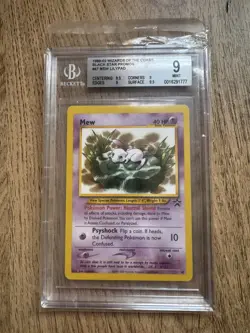 1999-02 Wizards of The Coast Pokemon Black Star Promos #47 Mew Lilypad BGS 9.5 - Image 1