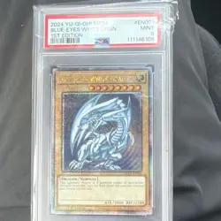 2024 YU-GI-OH! MP24-25TH ANV TIN BLUE-EYES WHITE DRAGON QCSR 1ST ED PSA 9 EN001 - Image 3