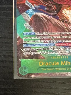 Dracule Mihawk SEC Alt Art OP14-119 One Piece TCG English (LP) - Image 4