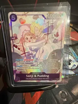 Sanji & Pudding (Alt Art) EB02-035 Extra Booster: Anime 25th Collection Foil - Image 1