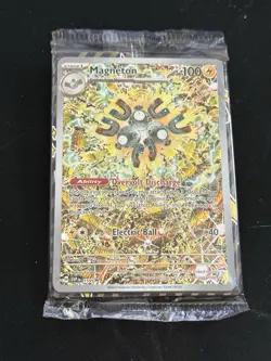 Pokemon TCG Magneton SVP 159 Promo Card Surging Sparks (Sealed) - Image 1