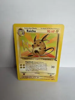 Pokemon Card WOTC TCG 1999 Raichu 29/62 Original - Non Holo Rare - Fossil - Image 1
