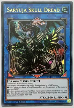 DUDE-EN026 Saryuja Skull Dread - Ultra Rare 1st Edition Near Mint YuGiOh Card - Image 1