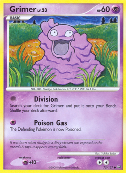 Grimer 75/127 Common | Platinum | Pokemon Card - Image 1