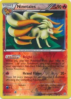 Ninetales 19/124 Reverse Holo | Dragons Exalted | Pokemon Card - Image 1
