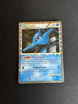 Pokemon TCG Kingdra Prime Holo HSUnleashed Card 85/95 - Image 1