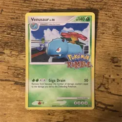 Pokemon Venusaur 1/16 Rumble Promo Holo Card 140 HP English Nintendo 2009 - Image 1