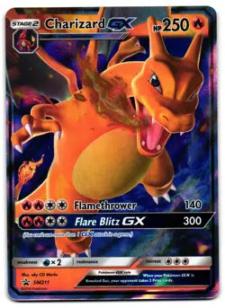 Charizard GX SM211 - SM Black Star Promos Promo Pokemon TCG - NM Card - Image 1