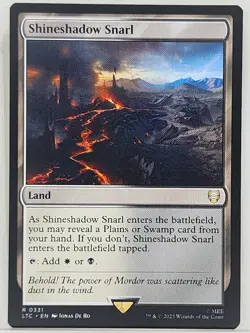 Shineshadow Snarl Commander: The Lord of the Rings Non-Foil - Image 1