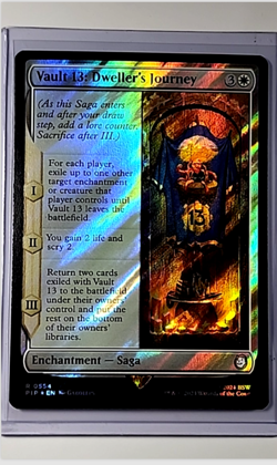 2024 MTG Magic The Gathering PIP Fallout Surge Foil Vault 13 Dweller's Journey - Image 1