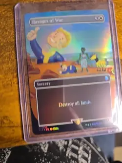 [1x] Ravages of War - Foil - Borderless - Near Mint, English - Universes Beyond: - Image 1