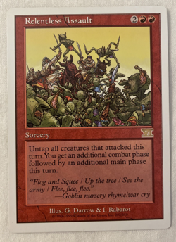 1x Relentless Assault 6th Sixth Edition MTG Magic the Gathering LP - Image 1