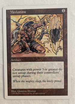 1x Meekstone 5th Edition MTG Magic the Gathering LP - Image 1