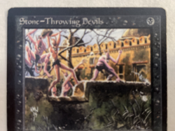1x Stone - Throwing Devils Arabian Nights MTG Magic the Gathering HP/MP - Image 2