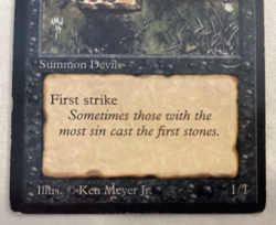 1x Stone - Throwing Devils Arabian Nights MTG Magic the Gathering HP/MP - Image 3