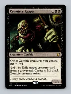 Cemetery Reaper Commander: Innistrad: Midnight Hunt Non-Foil MTG NM - Image 1