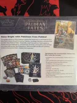 Pokemon TCG Paldean Fates Elite Trainer Box Mimikyu ETB Factory Sealed English 820650856181 - Image 2