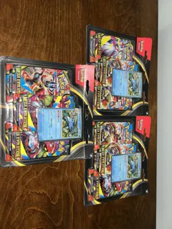 Pokemon Mega Evolution 3 Pack Blister ME01 Golduck. Lot of 3 - Image 2