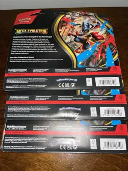 Pokemon Mega Evolution 3 Pack Blister ME01 Golduck. Lot of 3 - Image 5