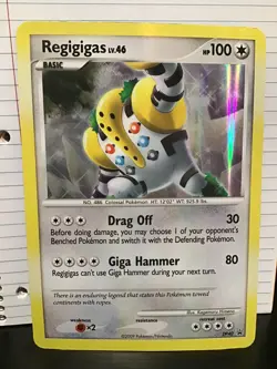 Regigigas DP40 Jumbo Pokemon Black Star Promo Holo - Image 1