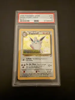 Pokemon TCG Wigglytuff Base Set 2 Holo Unlimited Rare PSA 5 - Image 1