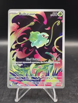Pokemon TCG 133/132 Bulbasaur Me01: Mega Evolution Special Illustration Rare NM - Image 1