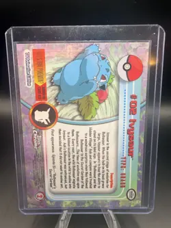 2000 Topps Chrome Pokemon TV Animation Foil #02 Ivysaur NM - Image 2