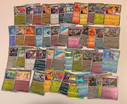 46 x Phantasmal Flames Rare Holo & Reverse Holo Bulk Bundle Job lot Pokemon TCG - Image 1