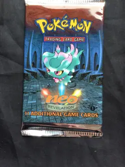Pokemon: Sealed 1st Edition Neo Revelation Booster Pack: Misdreavus Artwork - Image 3